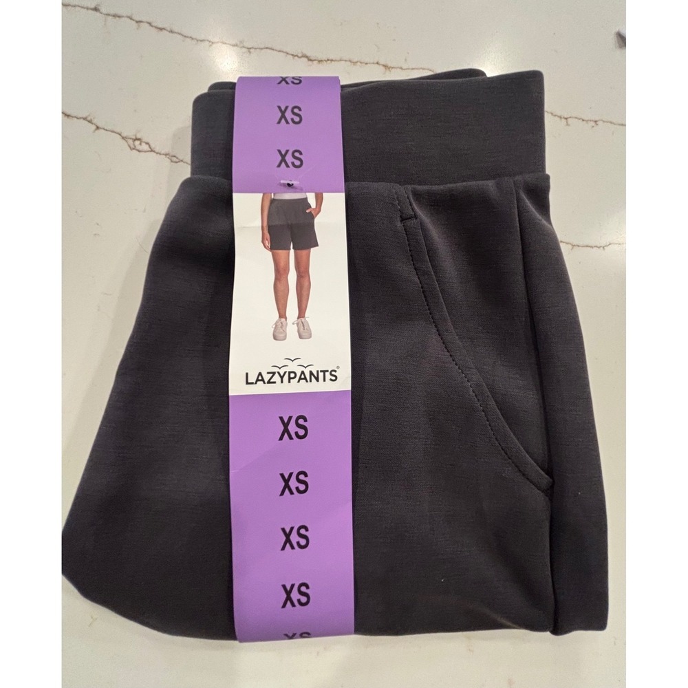 Lazypants XS Lounge Shorts Womens Dark‎ Gray 5in Inseam NWT 1961236